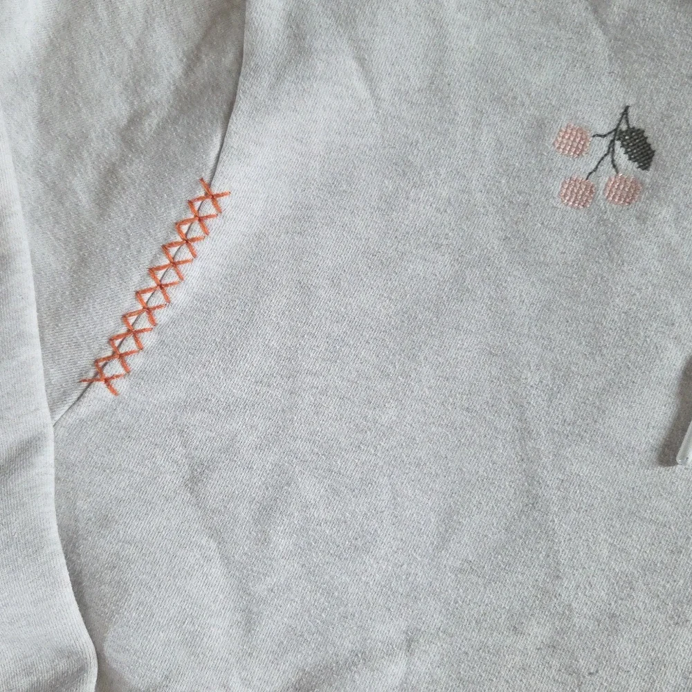 Vans Light Gray Hoodie with Embroidered Accents - Picture 2 of 9